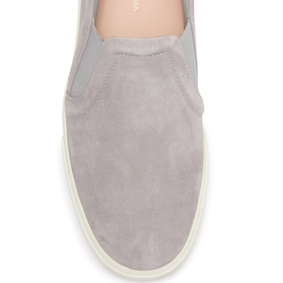 Stuart Weitzman Harlow Grey Fashion Sneakers 7.5M - Picture 1 of 8